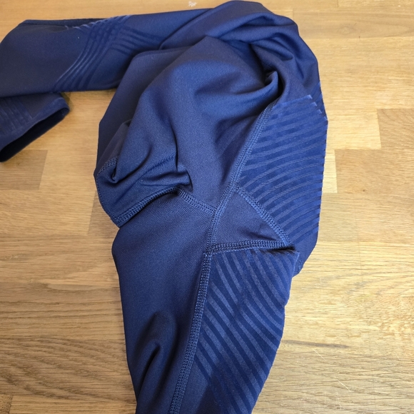 Fanka Body Sculpt Leggings (Reversible Wear) Navy Blue Lift N Curve S - Picture 12 of 15